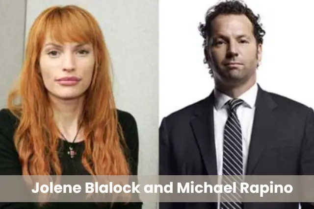 Jolene Blalock and Michael Rapino