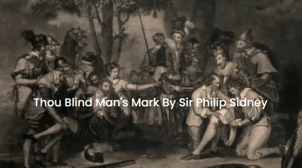 Thou Blind Man's Mark