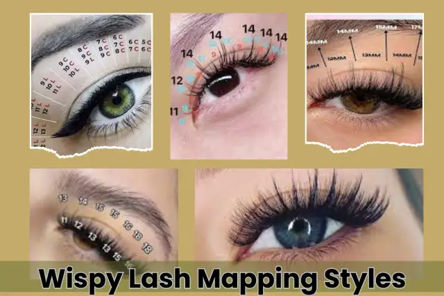 Wispy Lash Mapping Styles